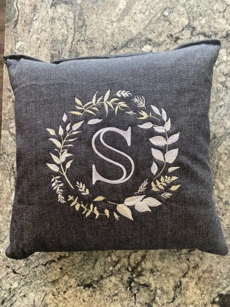 Embroidered Pillow